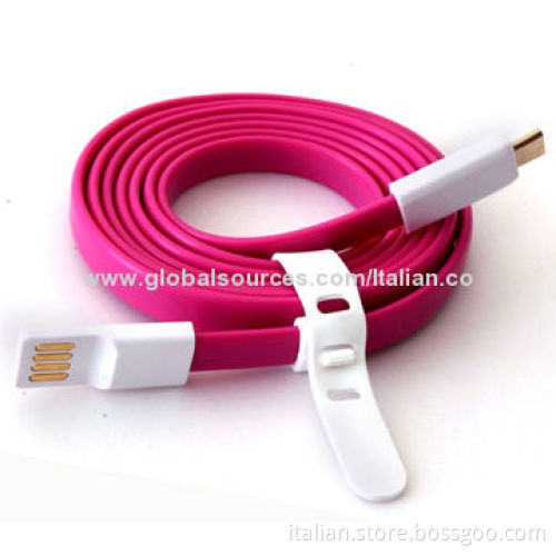Colorful Magnet Micro USB Cable for Samsung, with Data Charging Sync